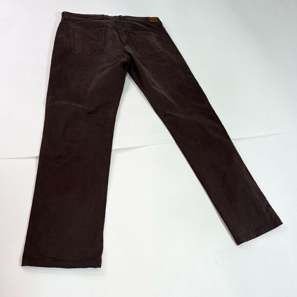 Peter Millar Crown Pant Mens 36 Brown Cotton Blend Soft Touch Twill 5 Pocket - Picture 6 of 9